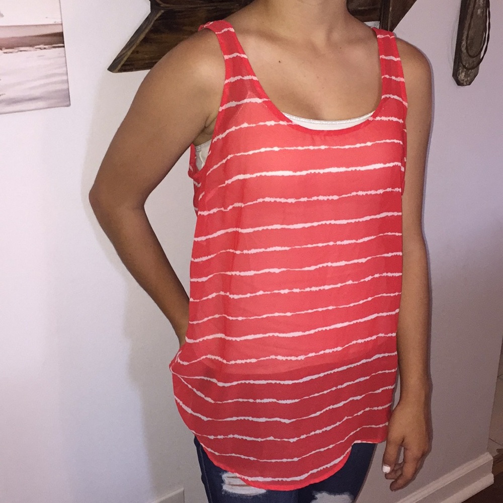 Old navy orange tank top